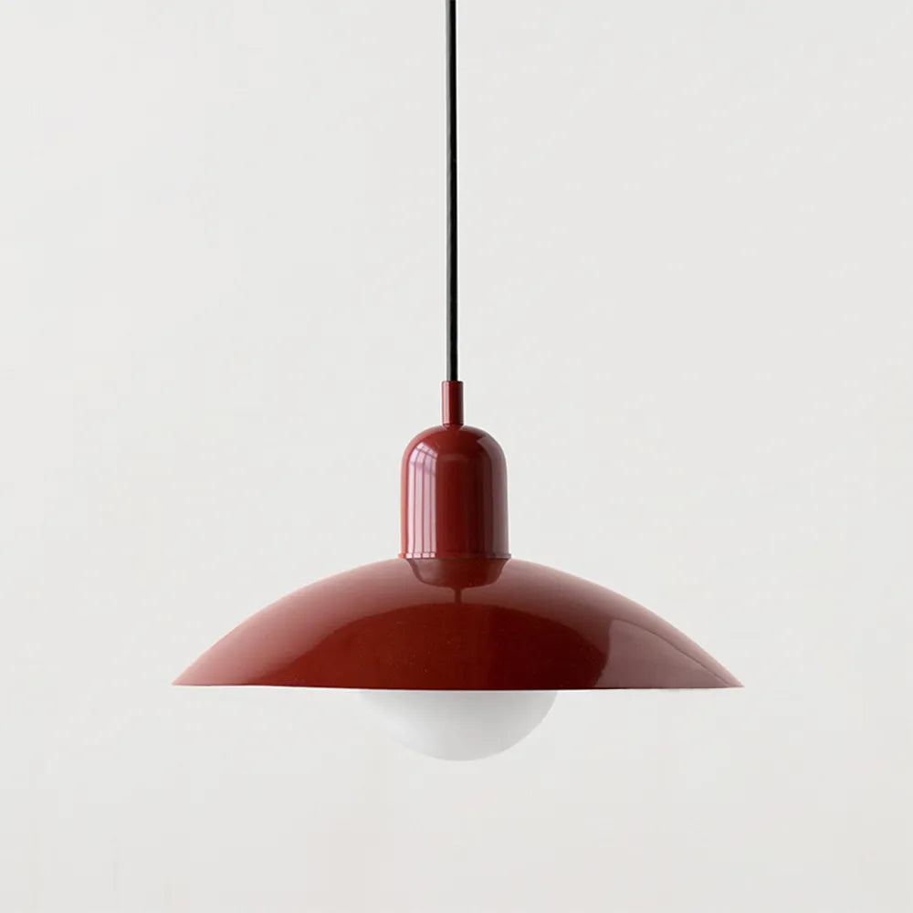 Modern Bauhaus Glass Dome Pendant Light | Bravix