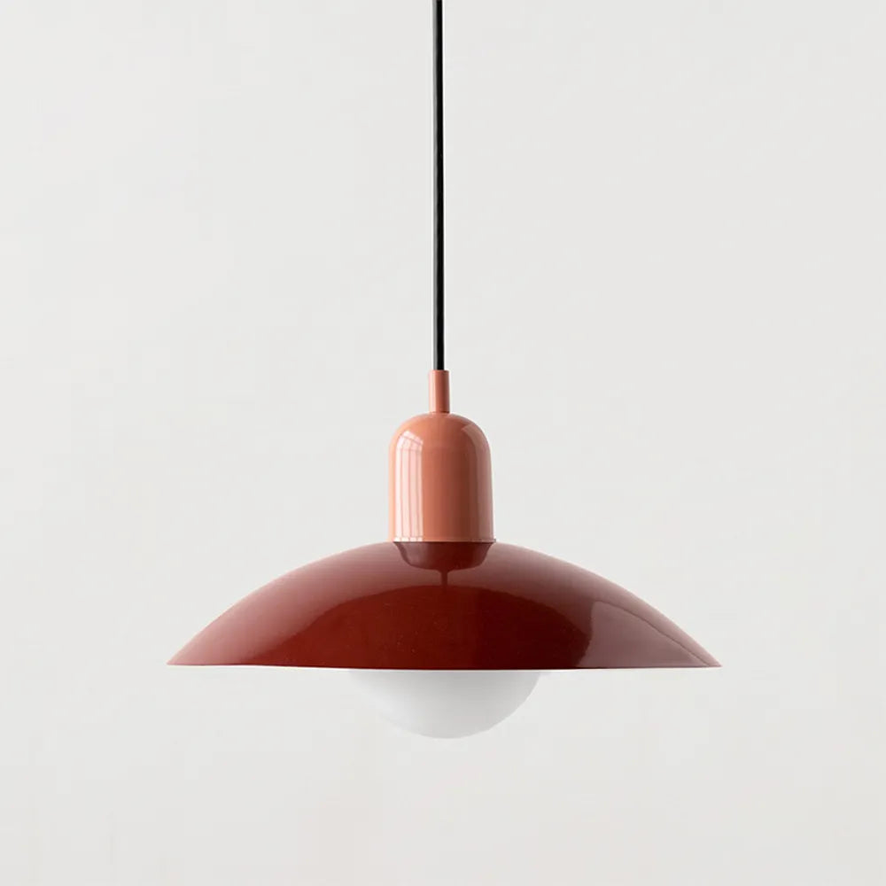 Modern Bauhaus Glass Dome Pendant Light | Bravix