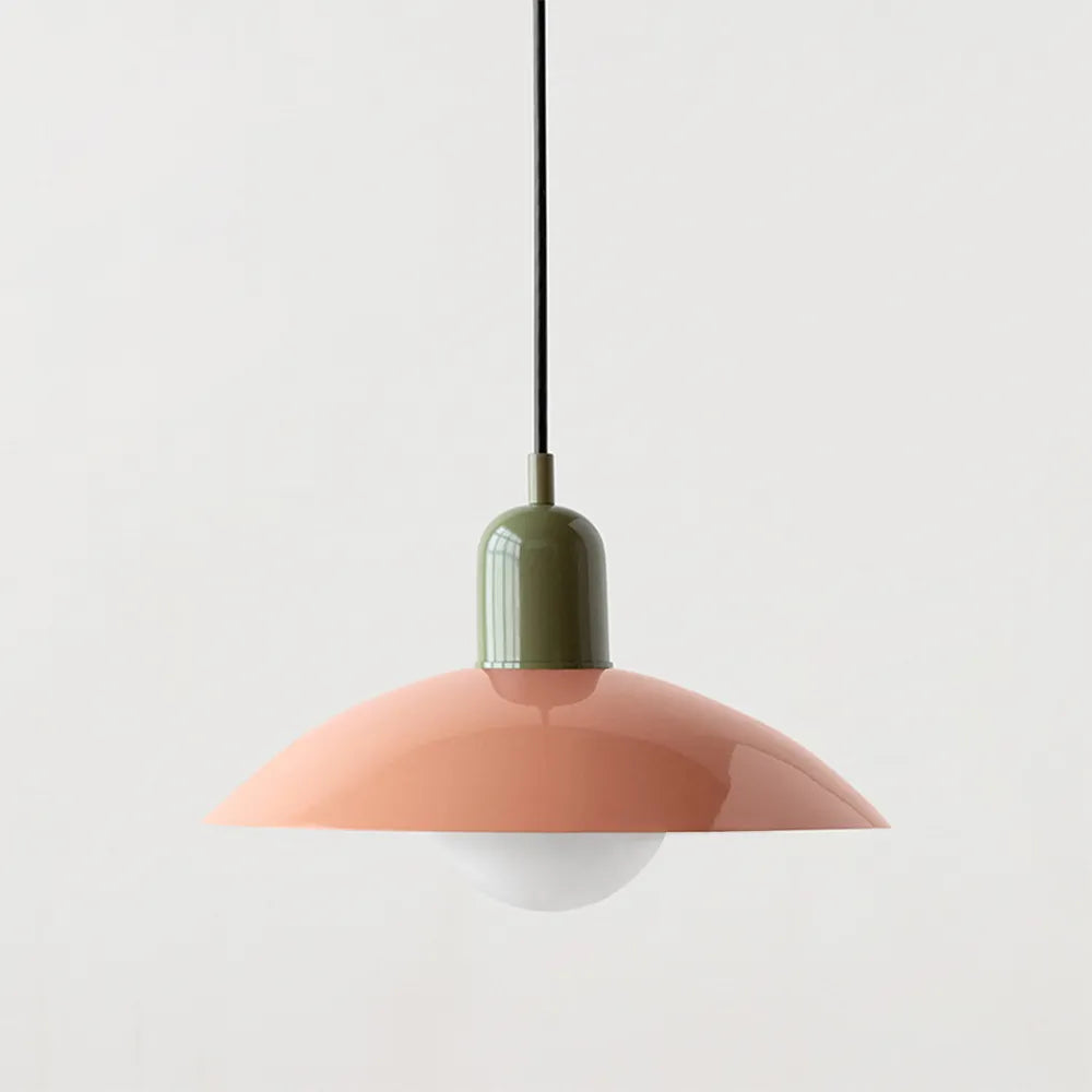 Modern Bauhaus Glass Dome Pendant Light | Bravix