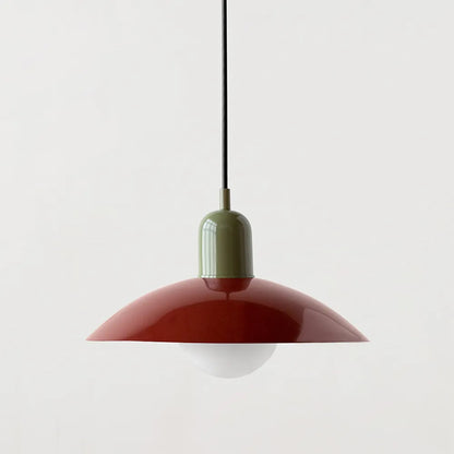 Modern Bauhaus Glass Dome Pendant Light | Bravix