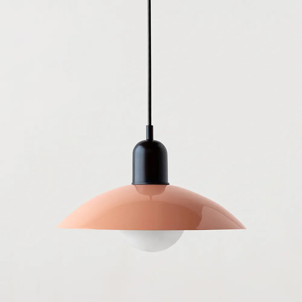 Modern Bauhaus Glass Dome Pendant Light | Bravix