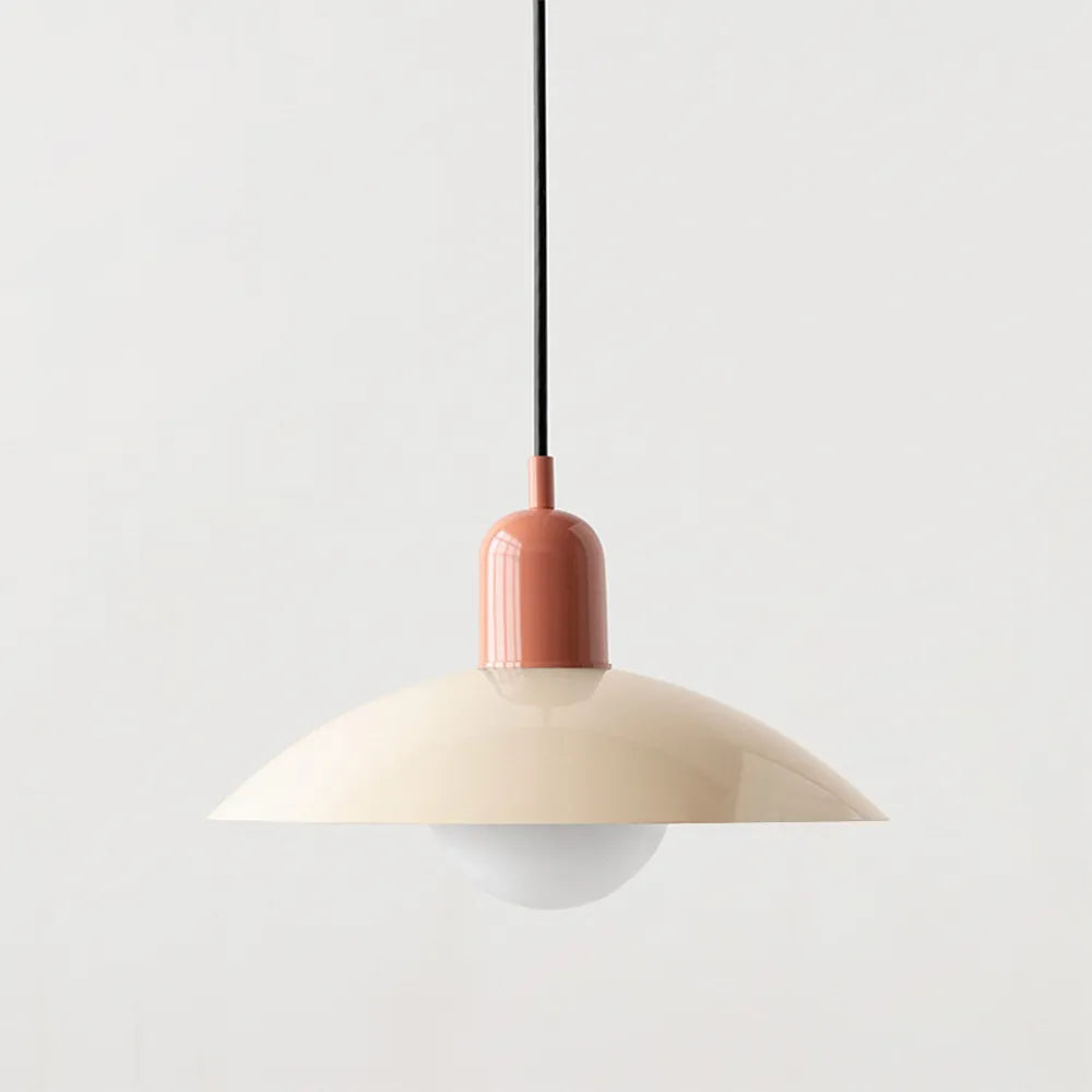 Modern Bauhaus Glass Dome Pendant Light | Bravix