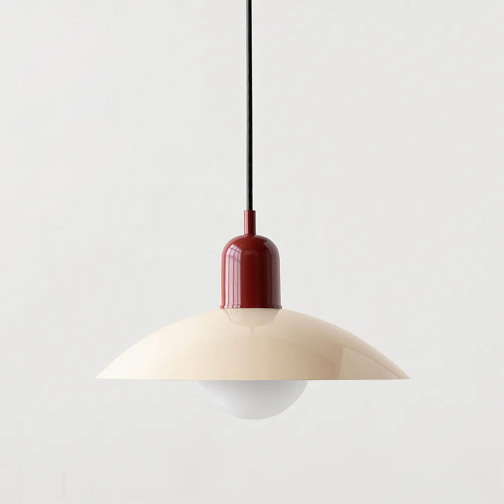 Modern Bauhaus Glass Dome Pendant Light | Bravix