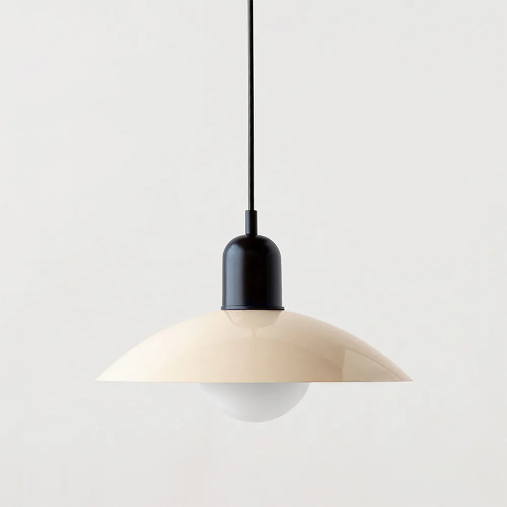 Modern Bauhaus Glass Dome Pendant Light | Bravix