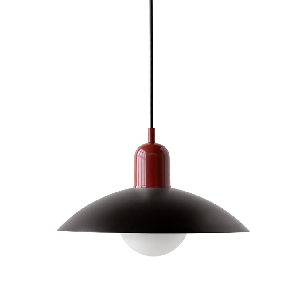 Modern Bauhaus Glass Dome Pendant Light | Bravix