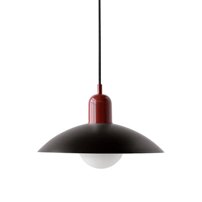 Modern Bauhaus Glass Dome Pendant Light | Bravix