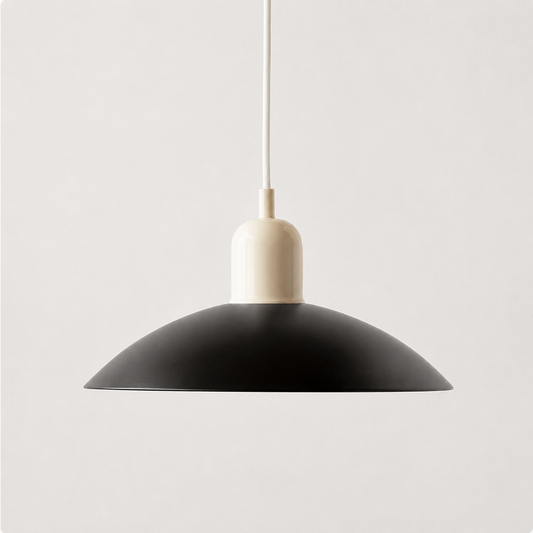Modern Bauhaus Glass Dome Pendant Light | Bravix