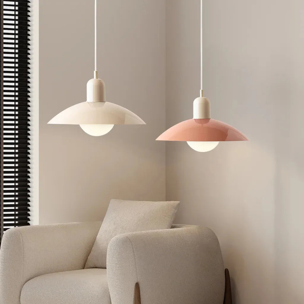 Modern Bauhaus Glass Dome Pendant Light | Bravix