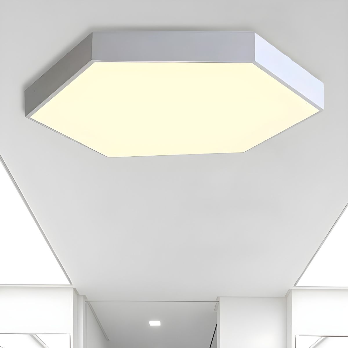 Modern Ceiling Light with Acrylic Hexagon Shade Kids | Lamirev