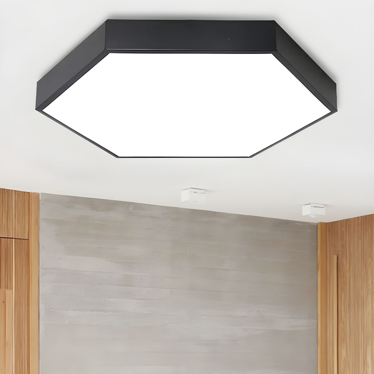 Modern Ceiling Light with Acrylic Hexagon Shade Kids | Lamirev