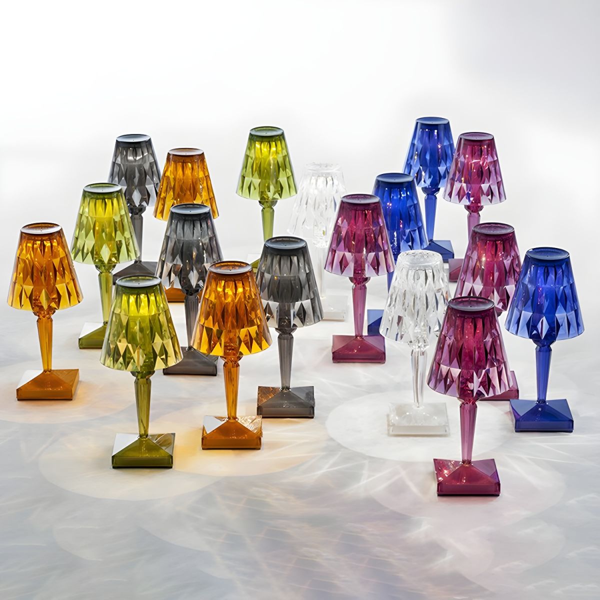 Modern Colourful LED Table Lamp with Touch Control | Akevon