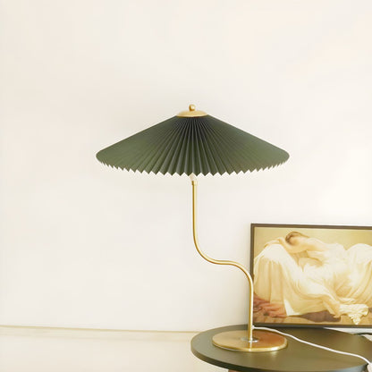 Modern Colourful Table Lamp with Fabric Shade | Elvara