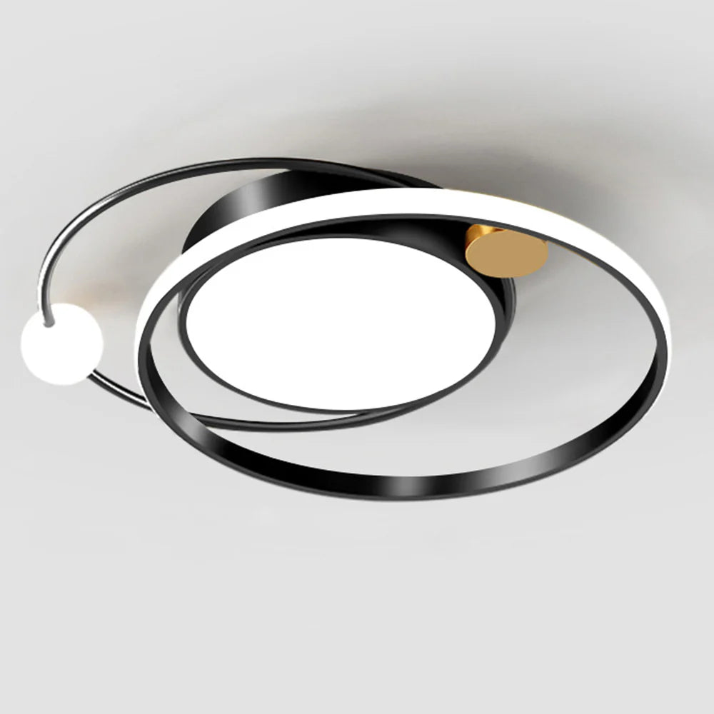 Modern Copper LED Ceiling Light Fixture | Xelnico