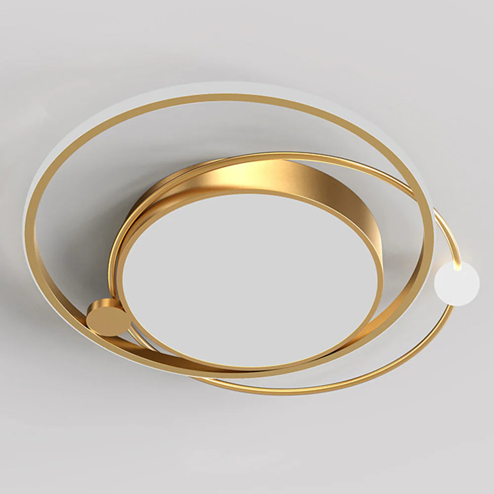 Modern Copper LED Ceiling Light Fixture | Xelnico