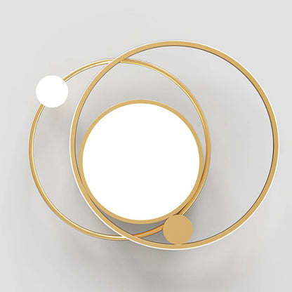 Modern Copper LED Ceiling Light Fixture | Xelnico