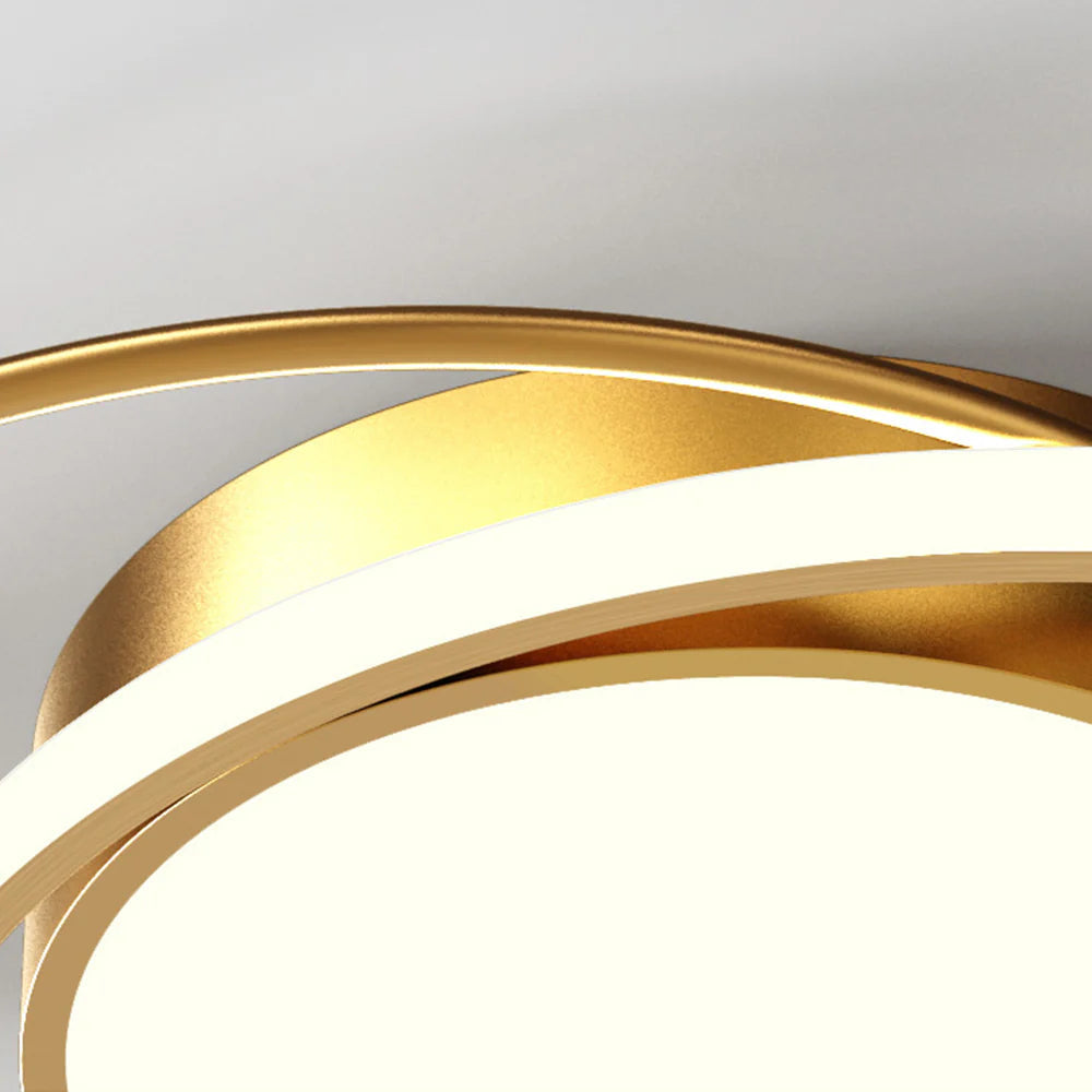 Modern Copper LED Ceiling Light Fixture | Xelnico