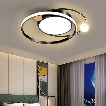 Modern Copper LED Ceiling Light Fixture | Xelnico