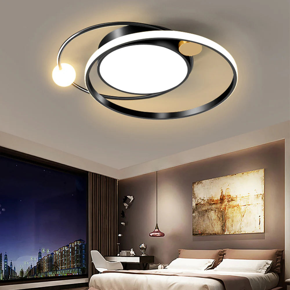 Modern Copper LED Ceiling Light Fixture | Xelnico