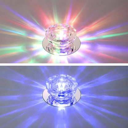 Modern Crystal Flush Mount Ceiling Light | Tolvira