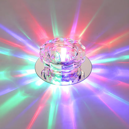 Modern Crystal Flush Mount Ceiling Light | Tolvira