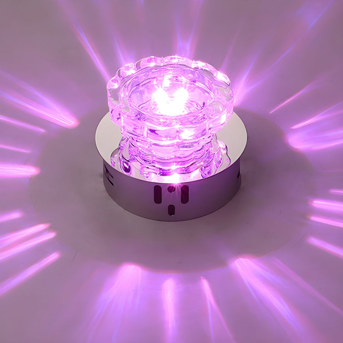 Modern Crystal Flush Mount Ceiling Light | Tolvira