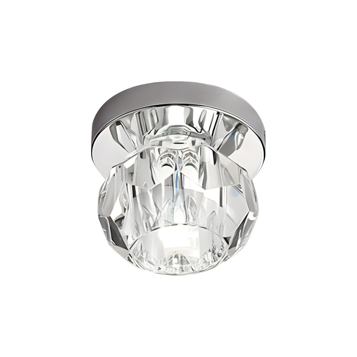 Modern Crystal Globe Ceiling Light Flush Mount | Lumeon