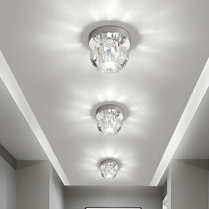 Modern Crystal Globe Ceiling Light Flush Mount | Lumeon
