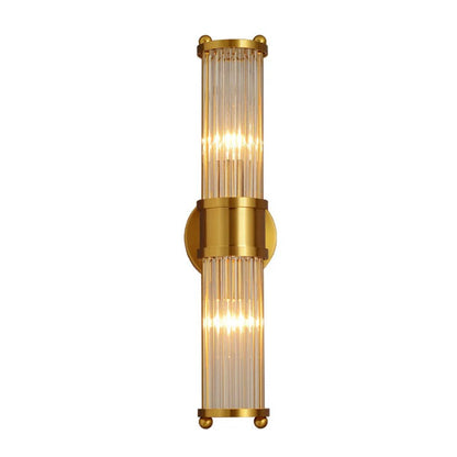 Modern Crystal LED Wall Light with Up Down Lighting | Glintor