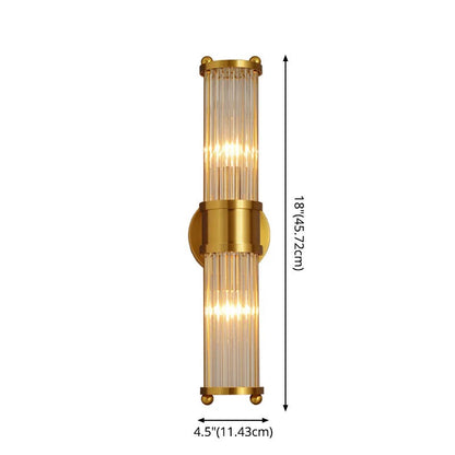 Modern Crystal LED Wall Light with Up Down Lighting | Glintor