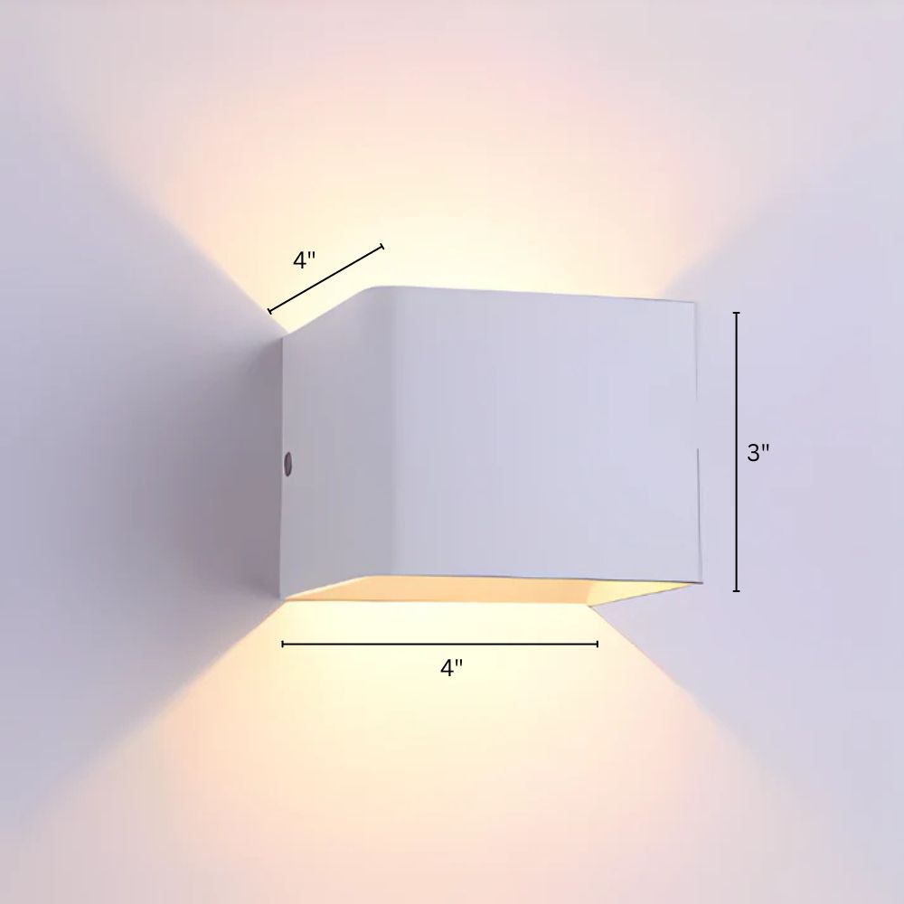 Modern Cube LED Wall Light for Modern Interiors | Cubrilo