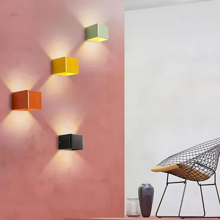Modern Cube LED Wall Light for Modern Interiors | Cubrilo