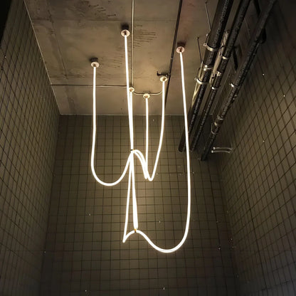 Modern Flex LED Pendant Light for Indoor Spaces | Cirelva