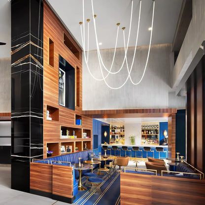 Modern Flex LED Pendant Light for Indoor Spaces | Cirelva