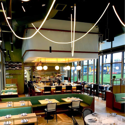 Modern Flex LED Pendant Light for Indoor Spaces | Cirelva
