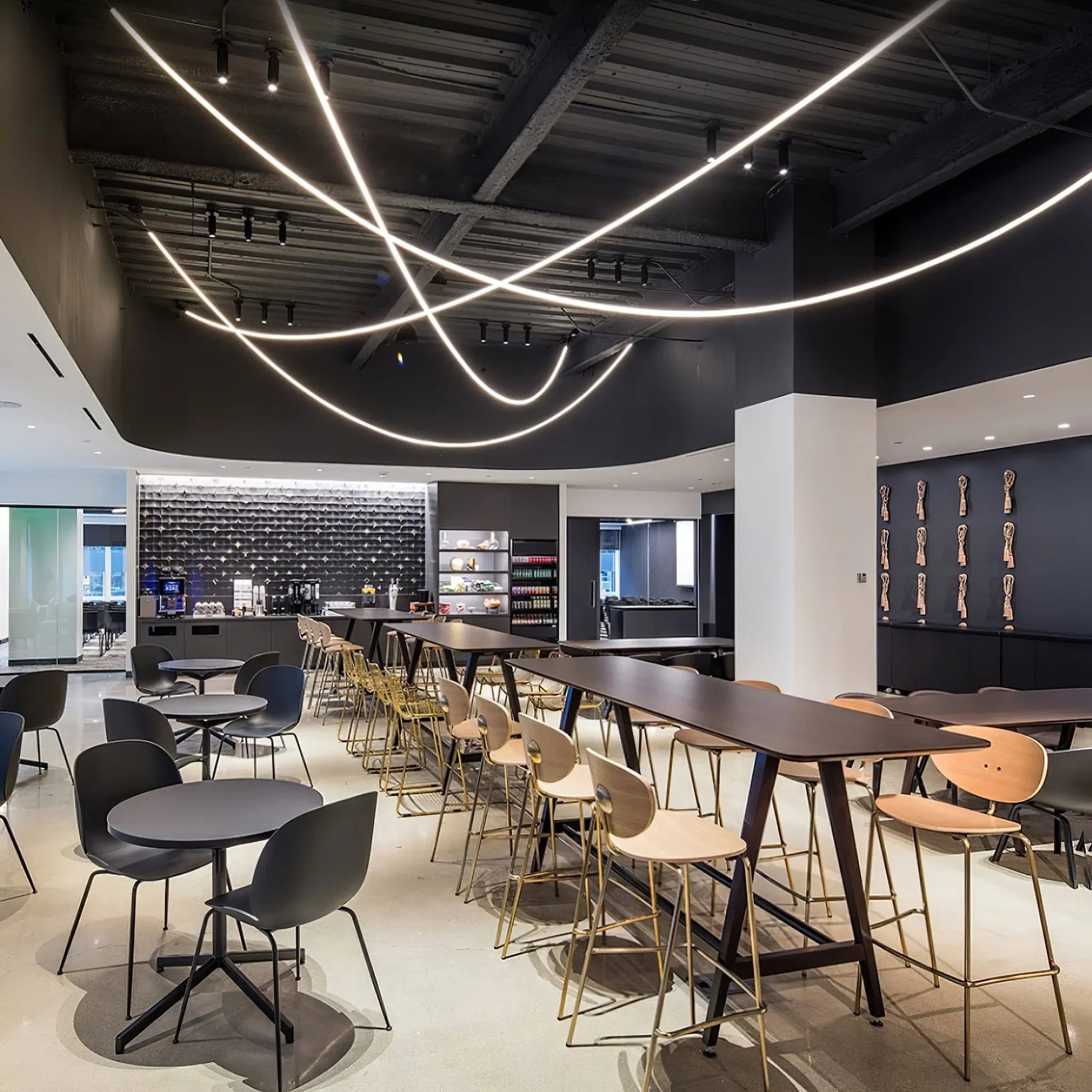 Modern Flex LED Pendant Light for Indoor Spaces | Cirelva