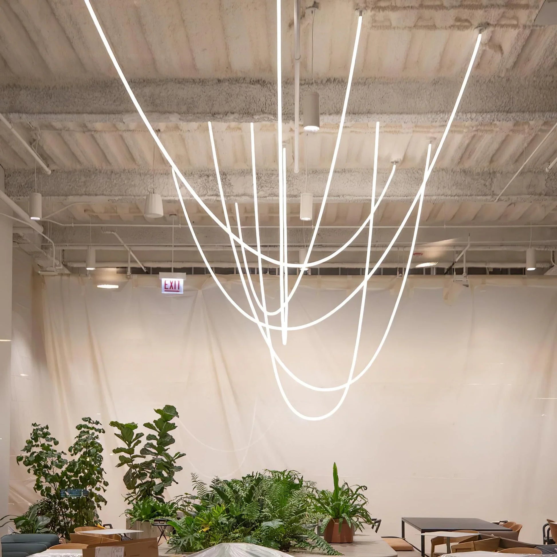 Modern Flex LED Pendant Light for Indoor Spaces | Cirelva