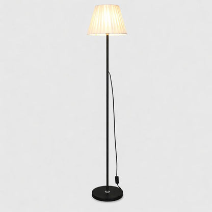 Modern Floor Lamp With Fabric Shade For Interior Use | Trelune