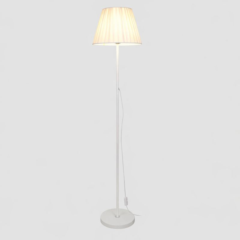 Modern Floor Lamp With Fabric Shade For Interior Use | Trelune