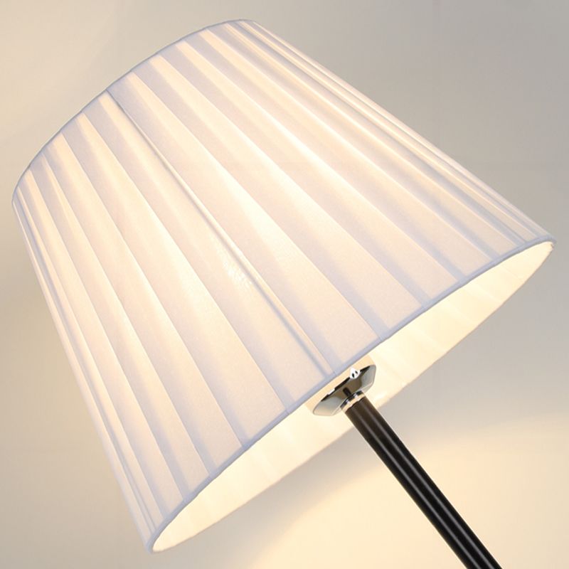 Modern Floor Lamp With Fabric Shade For Interior Use | Trelune