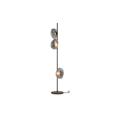 Modern Floor Lamp With Glass Shades Ambient Lighting | Zorvian
