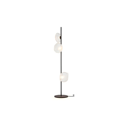 Modern Floor Lamp With Glass Shades Ambient Lighting | Zorvian