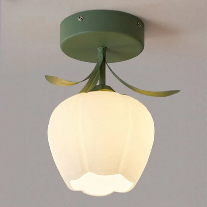 Modern Flower Glass Ceiling Light for Interiors | Valirad
