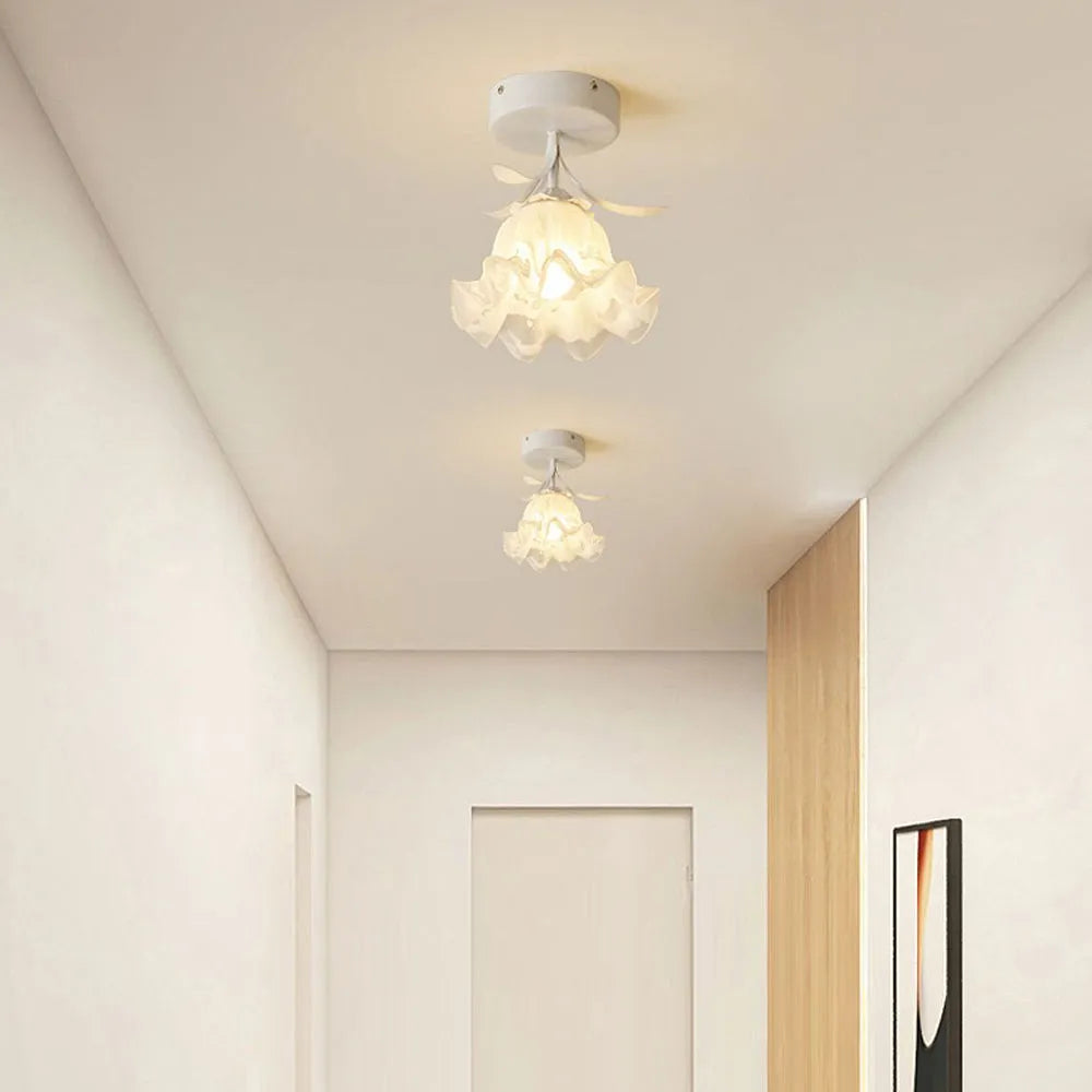 Modern Flower Glass Ceiling Light for Interiors | Valirad