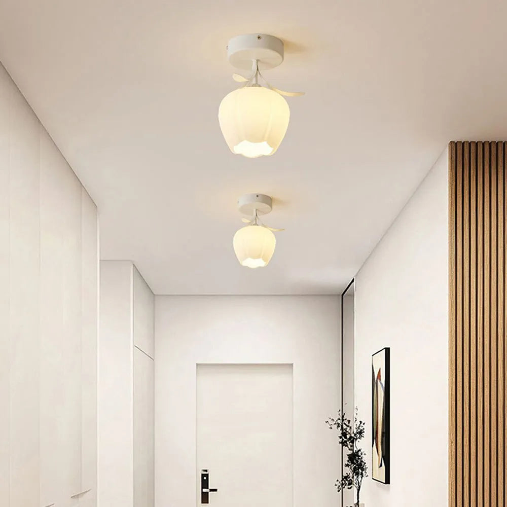 Modern Flower Glass Ceiling Light for Interiors | Valirad
