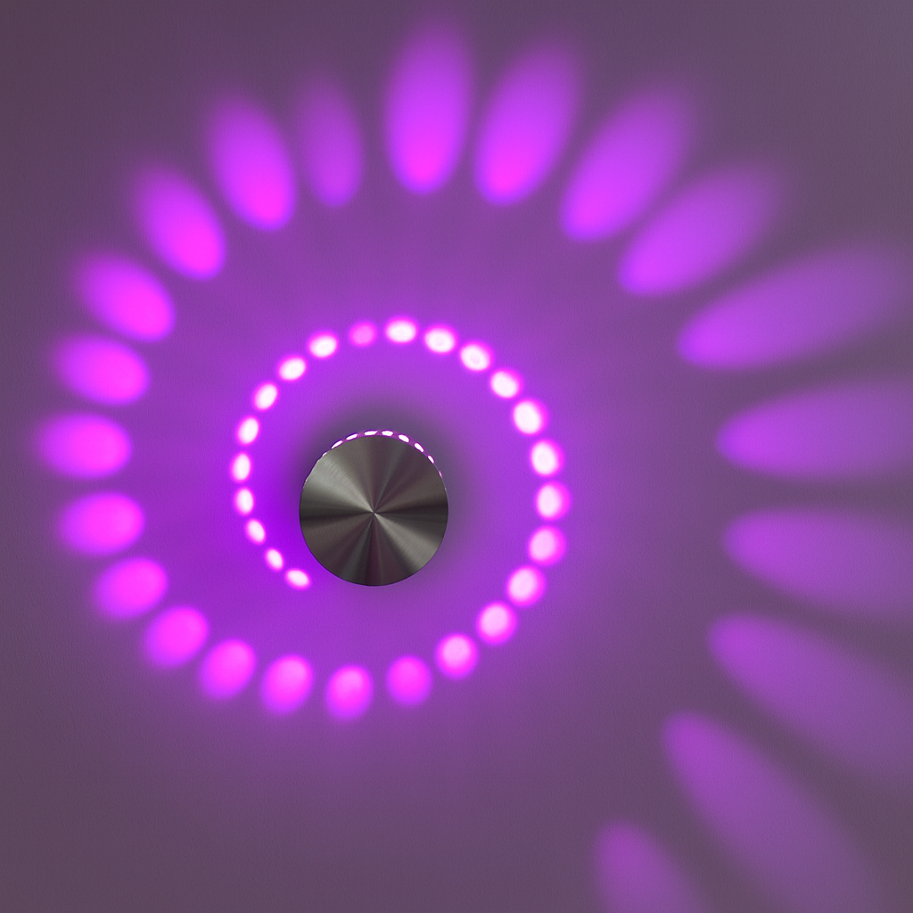 Modern Gallery Metal LED Wall Light Colour Effects | Chromis