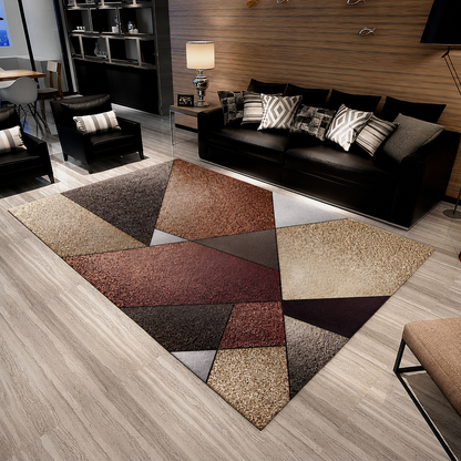 Modern Geometric Triangular Area Rug for Living Room | Marlowe