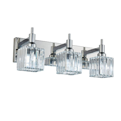 Modern Glam Crystal Bathroom Vanity Wall Sconce Light | Yoreva