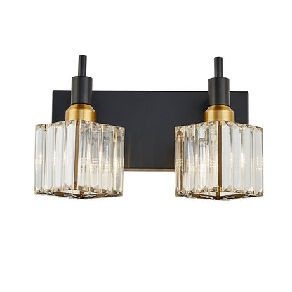 Modern Glam Crystal Bathroom Vanity Wall Sconce Light | Yoreva