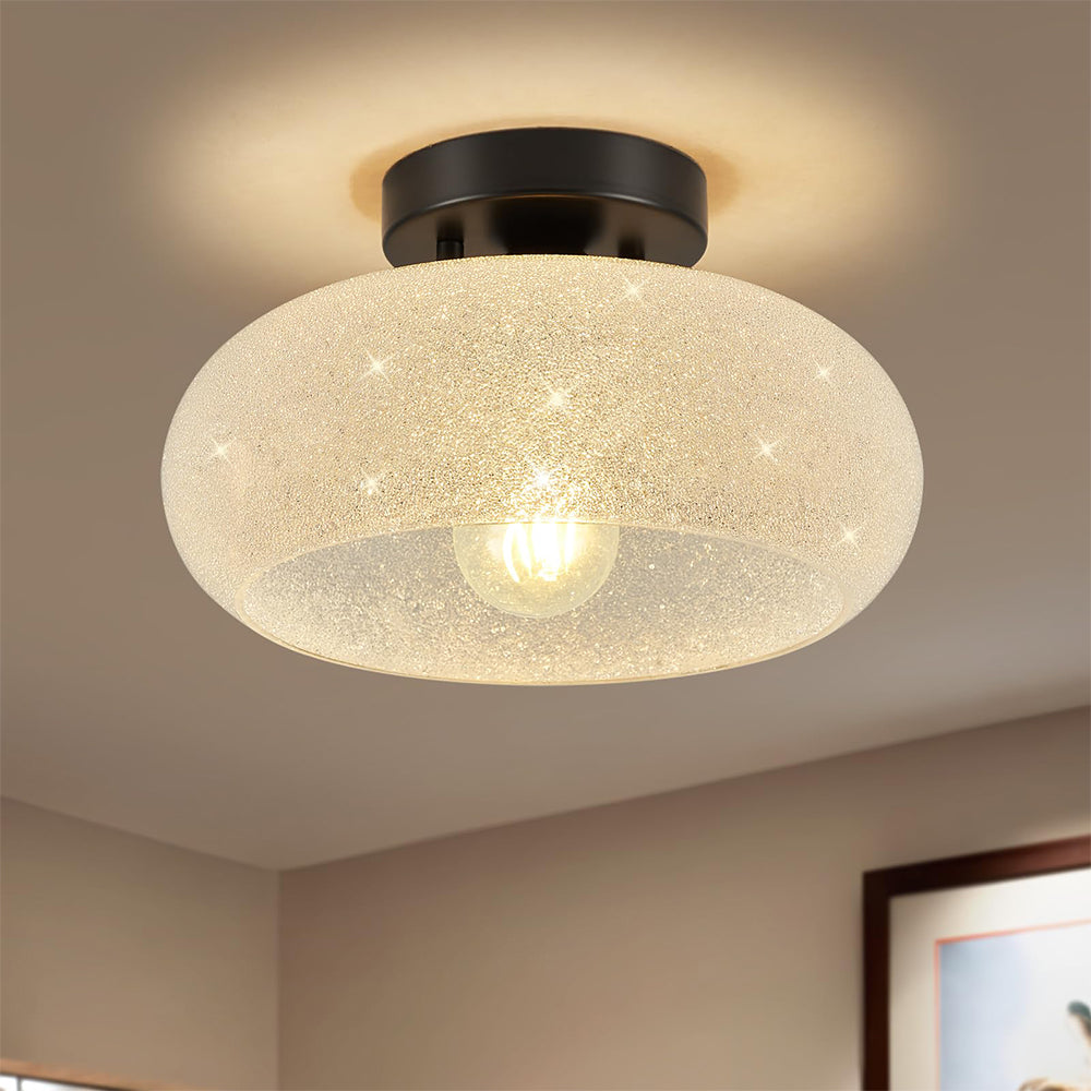 Modern Glass Dome Ceiling Light Fixture | Varnelo
