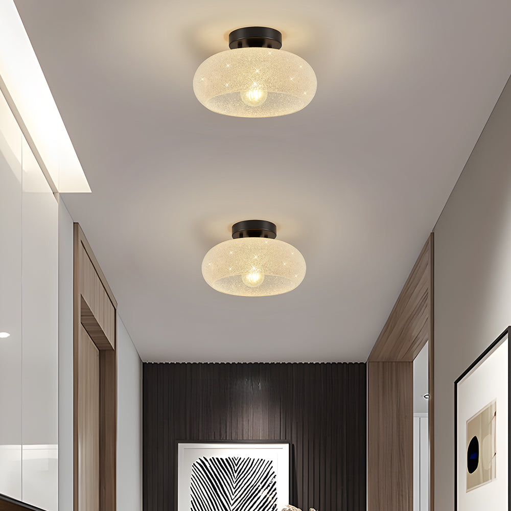 Modern Glass Dome Ceiling Light Fixture | Varnelo